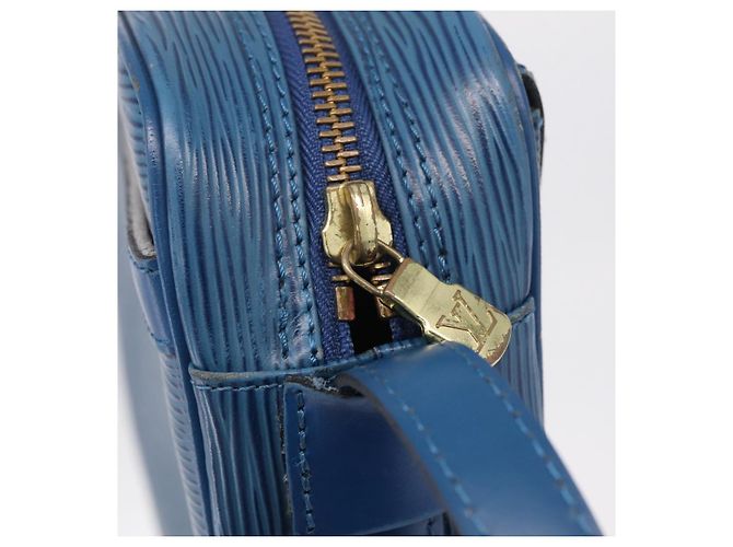 LOUIS VUITTON Epi Jeune Fille MM Shoulder Bag Toledo Blue M52155 LV - vista 17