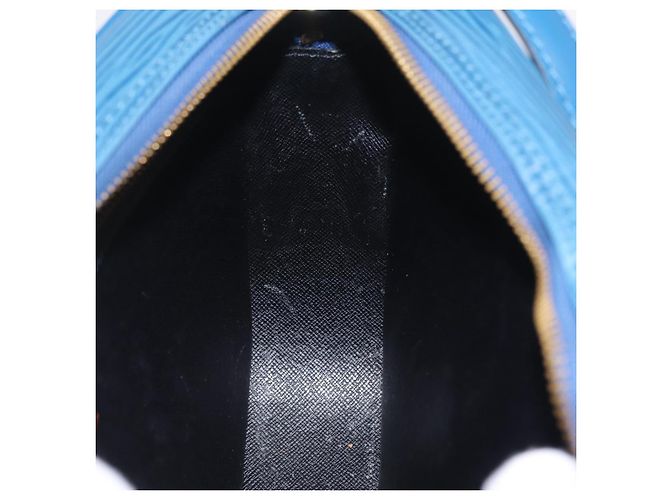 LOUIS VUITTON Epi Jeune Fille MM Shoulder Bag Toledo Blue M52155 LV - vista 20
