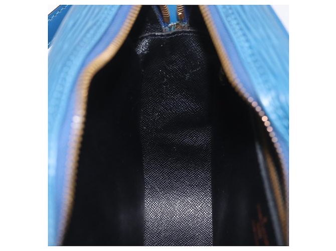 LOUIS VUITTON Epi Jeune Fille MM Shoulder Bag Toledo Blue M52155 LV - vista 21