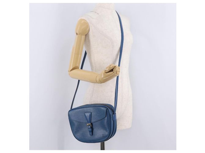 LOUIS VUITTON Epi Jeune Fille MM Shoulder Bag Toledo Blue M52155 LV - vista 26