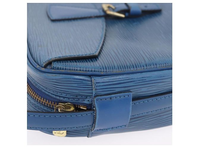 LOUIS VUITTON Epi Jeune Fille MM Shoulder Bag Toledo Blue M52155 LV - vista 6