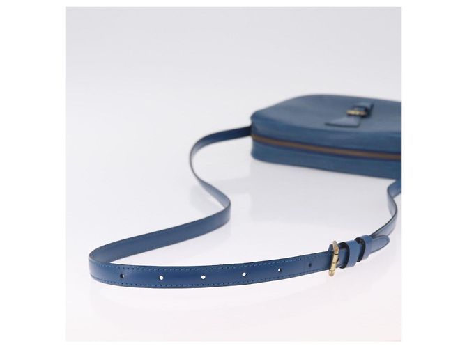 LOUIS VUITTON Epi Jeune Fille MM Shoulder Bag Toledo Blue M52155 LV - vista 8