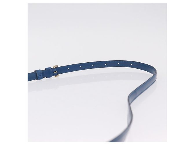 LOUIS VUITTON Epi Jeune Fille MM Shoulder Bag Toledo Blue M52155 LV - vista 9