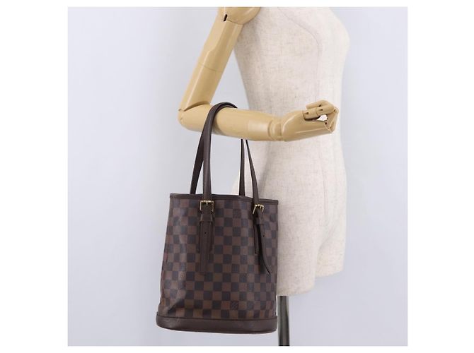 LOUIS VUITTON Damier Ebene Marais Shoulder Bag N42240 LV - vista 26