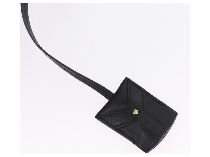 Autre Marque Saint Laurent Muse Hand Bag Leather Black Gold Tone 156464 - vista 19