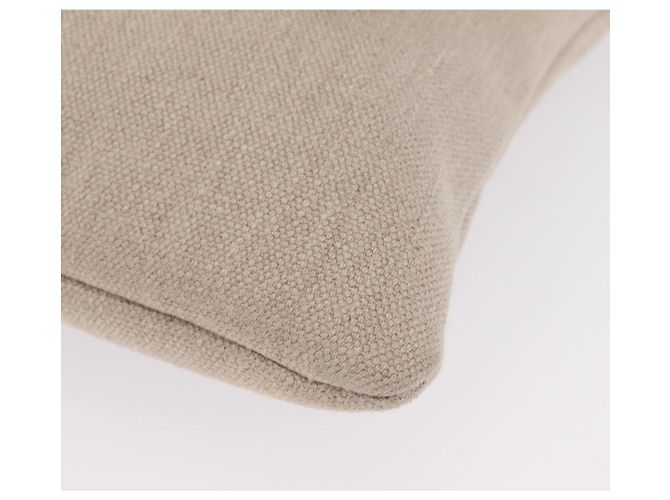 Autre Marque Saint Laurent Kahala Tote Bag Canvas Beige Silver - vista 12