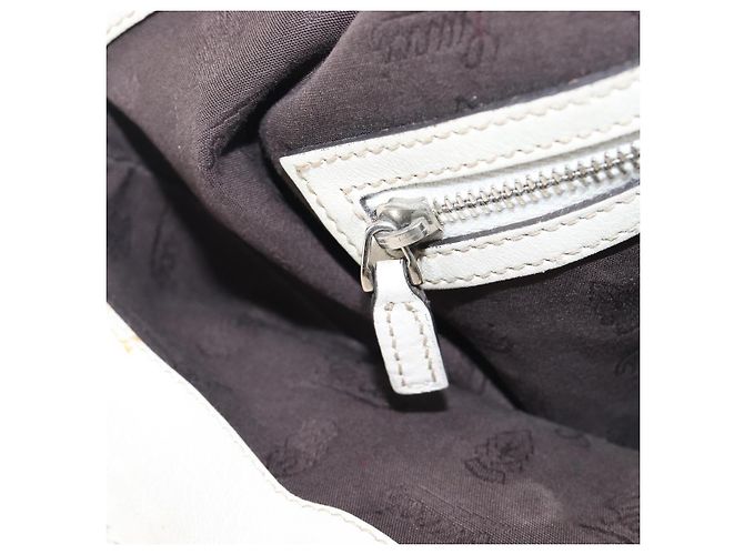 GUCCI GG Canvas Web Sherry Line Tote Bag Beige Silver 232970 - vista 21