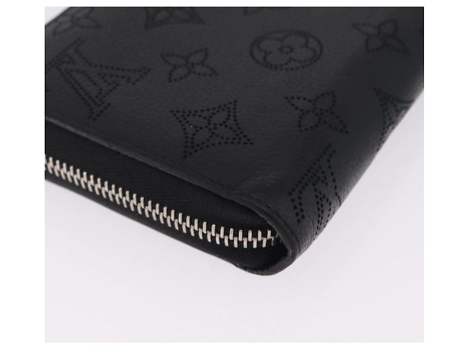 LOUIS VUITTON Monogram Mahina Zippy Long Wallet Black M61867 LV - vista 10