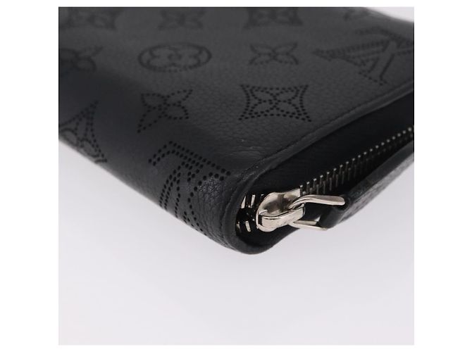 LOUIS VUITTON Monogram Mahina Zippy Long Wallet Black M61867 LV - vista 11