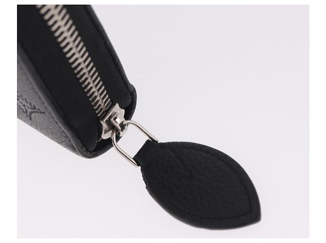 LOUIS VUITTON Monogram Mahina Zippy Long Wallet Black M61867 LV - vista 12