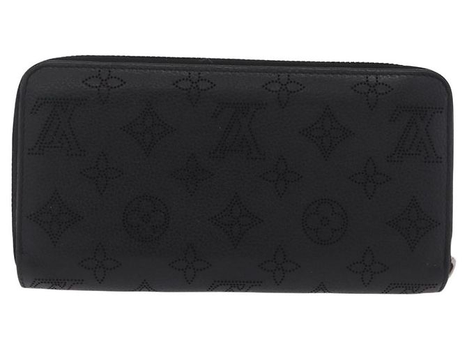 LOUIS VUITTON Monogram Mahina Zippy Long Wallet Black M61867 LV - vista 3