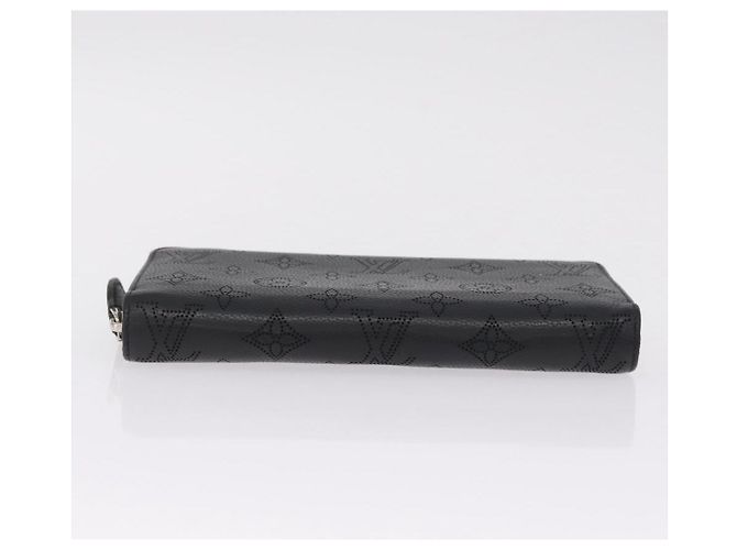 LOUIS VUITTON Monogram Mahina Zippy Long Wallet Black M61867 LV - vista 7