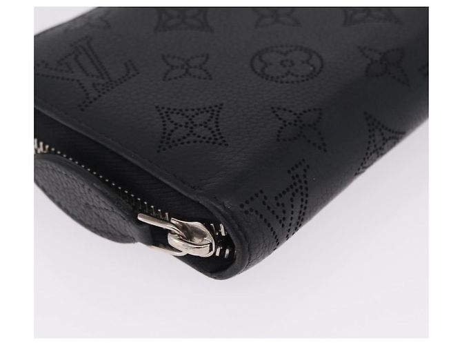 LOUIS VUITTON Monogram Mahina Zippy Long Wallet Black M61867 LV - vista 8