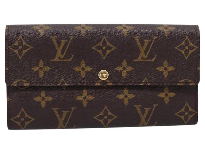 LOUIS VUITTON Monogram Portefeuille Sarah Long Wallet M61734 LV - vista 2