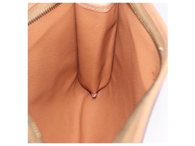Céline CELINE Macadam Canvas Clutch Bag PVC Leather Brown Gold - vista 18