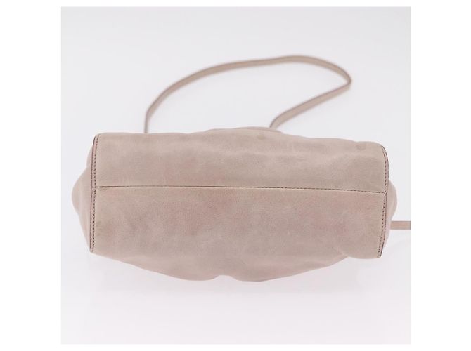 Miu Miu Shoulder Bag Vitellolux Pink Gold - vista 12