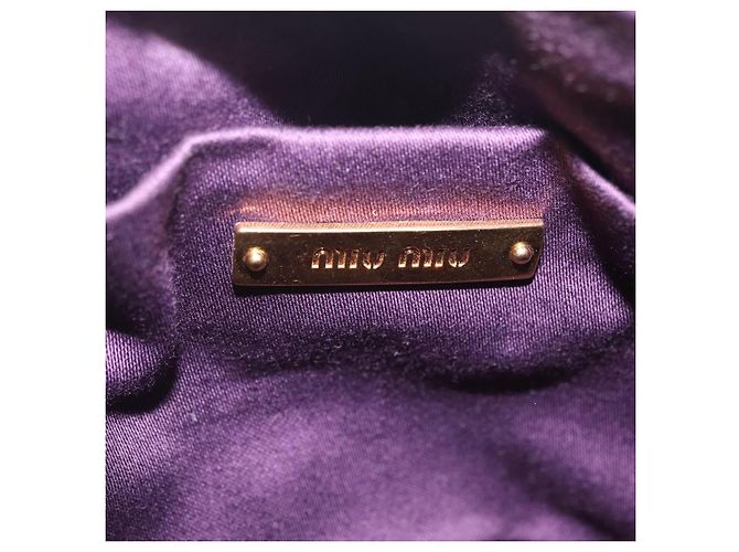 Miu Miu Shoulder Bag Vitellolux Pink Gold - vista 19
