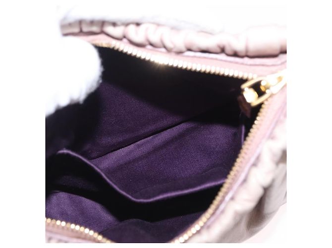 Miu Miu Shoulder Bag Vitellolux Pink Gold - vista 23
