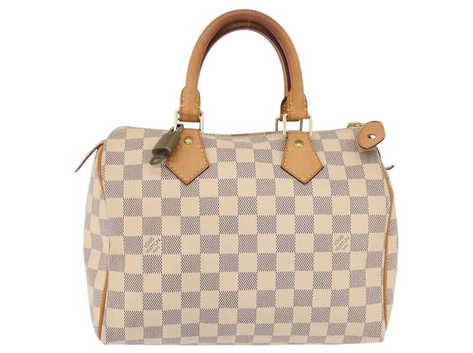 LOUIS VUITTON Damier Azur Speedy 25 Hand Bag N41534 LV - vista 2