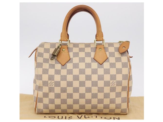 LOUIS VUITTON Damier Azur Speedy 25 Hand Bag N41534 LV - vista 25