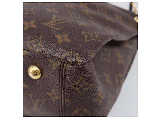 LOUIS VUITTON Monogram Pallas MM Hand Bag 2way Red M41175 LV - vista 13