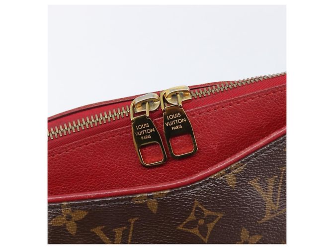 LOUIS VUITTON Monogram Pallas MM Hand Bag 2way Red M41175 LV - vista 18