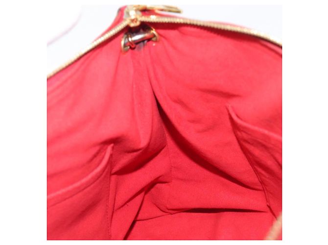 LOUIS VUITTON Monogram Pallas MM Hand Bag 2way Red M41175 LV - vista 21