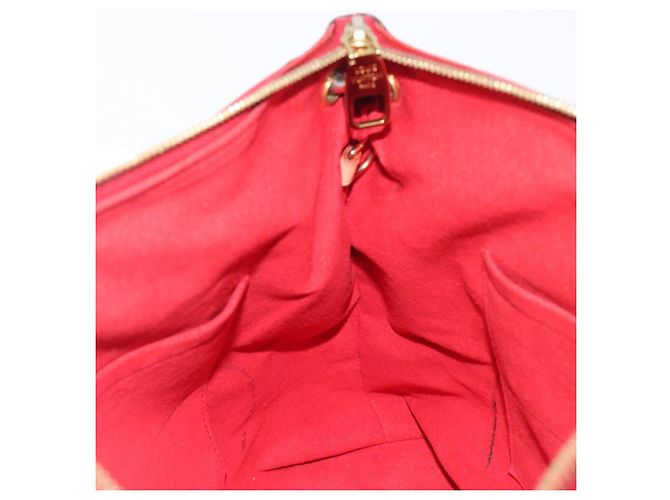 LOUIS VUITTON Monogram Pallas MM Hand Bag 2way Red M41175 LV - vista 22