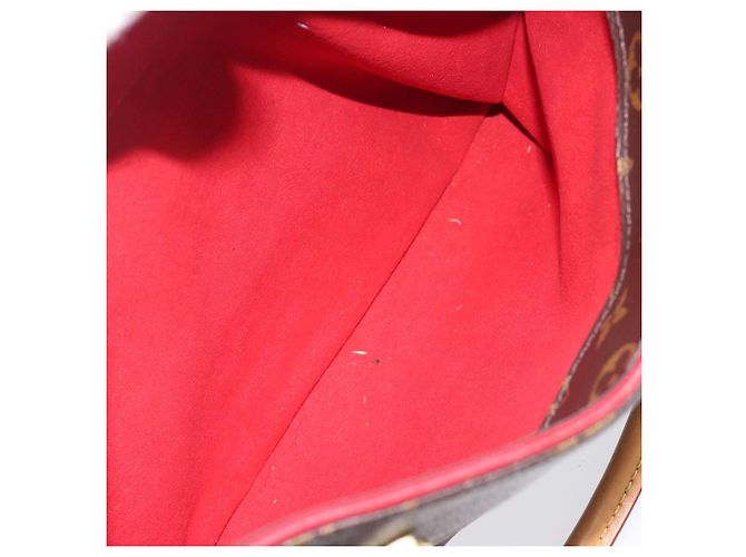 LOUIS VUITTON Monogram Pallas MM Hand Bag 2way Red M41175 LV - vista 25