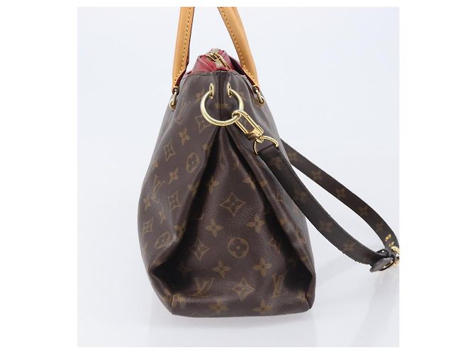 LOUIS VUITTON Monogram Pallas MM Hand Bag 2way Red M41175 LV - vista 5