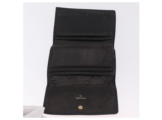 CHANEL Wallet Caviar Skin Black CC - vista 12