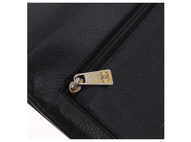 CHANEL Wallet Caviar Skin Black CC - vista 17