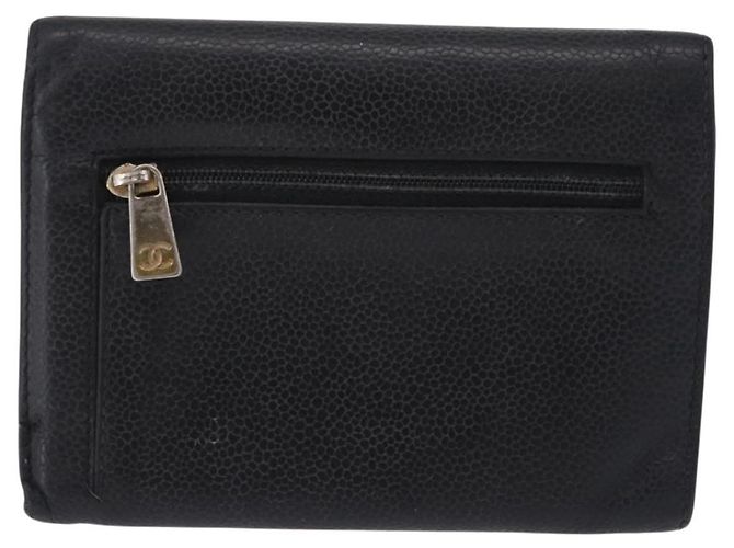 CHANEL Wallet Caviar Skin Black CC - vista 3