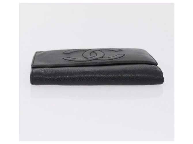 CHANEL Wallet Caviar Skin Black CC - vista 7