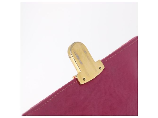 PRADA Schultertasche mit Kette Nylon Pink Gold - Ansicht 21