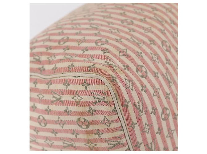 LOUIS VUITTON Monogram Mini Lin Croisette Speedy 30 Bag Pink M95501 - vista 13