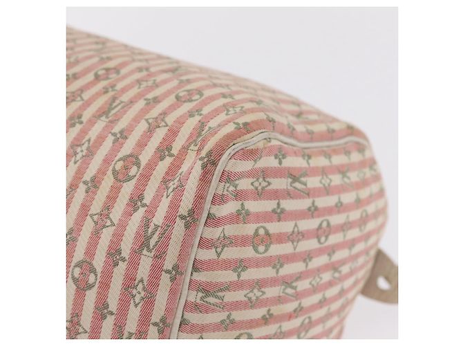 LOUIS VUITTON Monogram Mini Lin Croisette Speedy 30 Bag Pink M95501 - vista 14