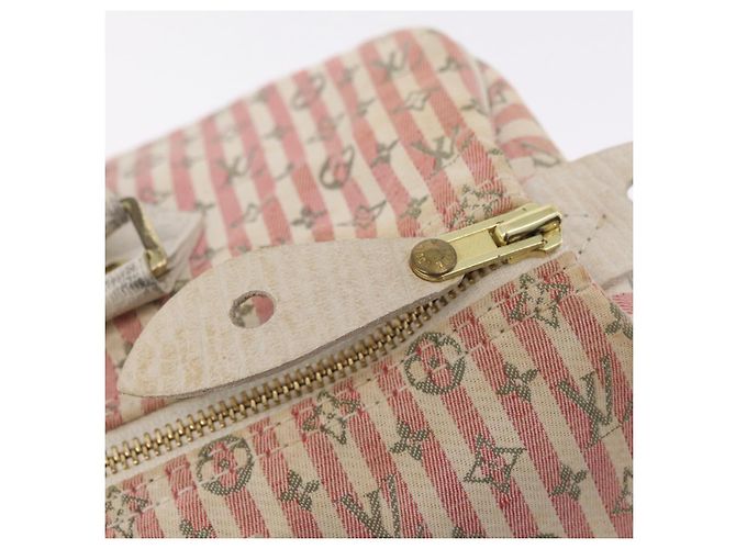 LOUIS VUITTON Monogram Mini Lin Croisette Speedy 30 Bag Pink M95501 - vista 19