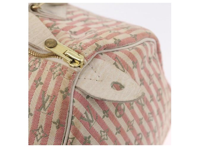 LOUIS VUITTON Monogram Mini Lin Croisette Speedy 30 Bag Pink M95501 - vista 20