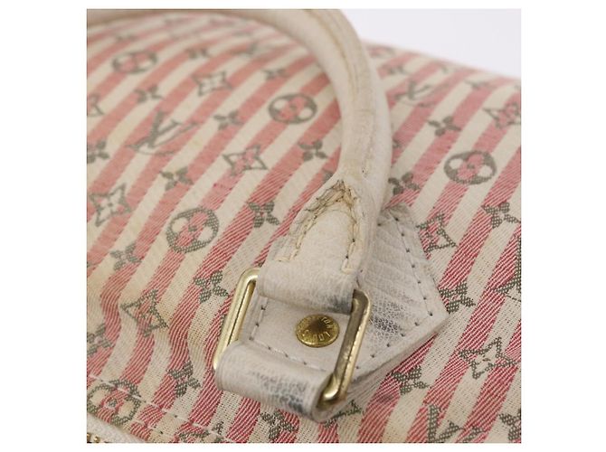 LOUIS VUITTON Monogram Mini Lin Croisette Speedy 30 Bag Pink M95501 - vista 21
