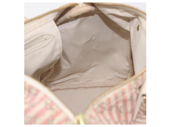 LOUIS VUITTON Monogram Mini Lin Croisette Speedy 30 Bag Pink M95501 - vista 23