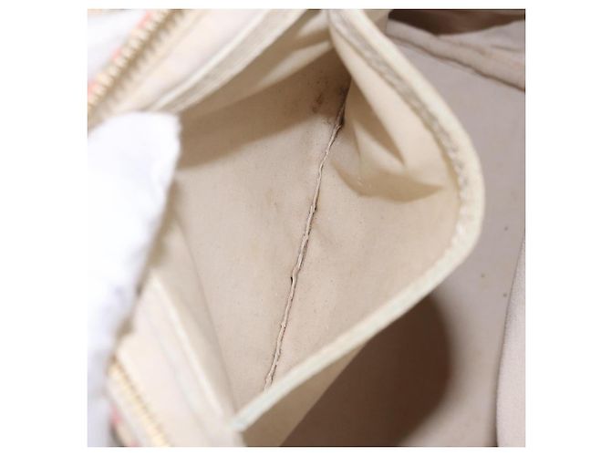 LOUIS VUITTON Monogram Mini Lin Croisette Speedy 30 Bag Pink M95501 - vista 25