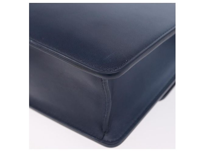 Christian Dior 30 Montaigne Shoulder Bag Leather Blue Gold - vista 17