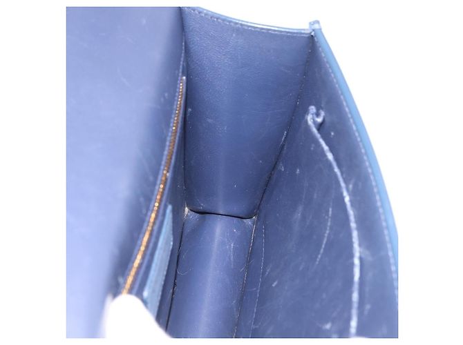 Christian Dior 30 Montaigne Shoulder Bag Leather Blue Gold - vista 24
