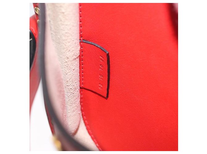 Chloé Chloe Shoulder Bag Leather Red Gold - vista 25