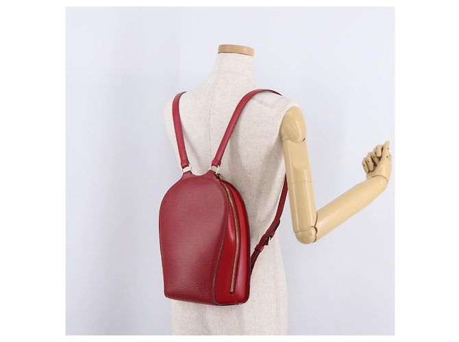 LOUIS VUITTON Epi Mabillon Backpack Castilian Red M52237 LV - vista 26