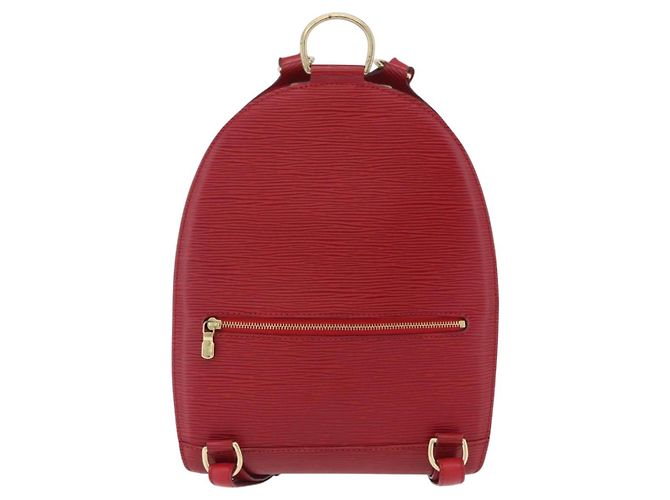 LOUIS VUITTON Epi Mabillon Backpack Castilian Red M52237 LV - vista 3
