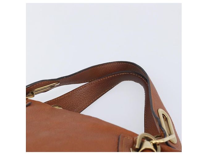 Chloé Chloe Paraty Hand Bag Leather 2way Beige Gold - vista 8