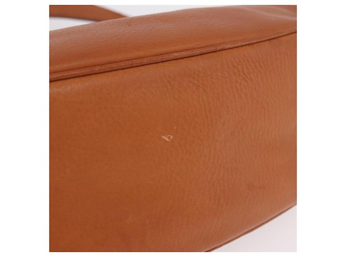 PRADA Shoulder Bag Leather Brown Silver - vista 13