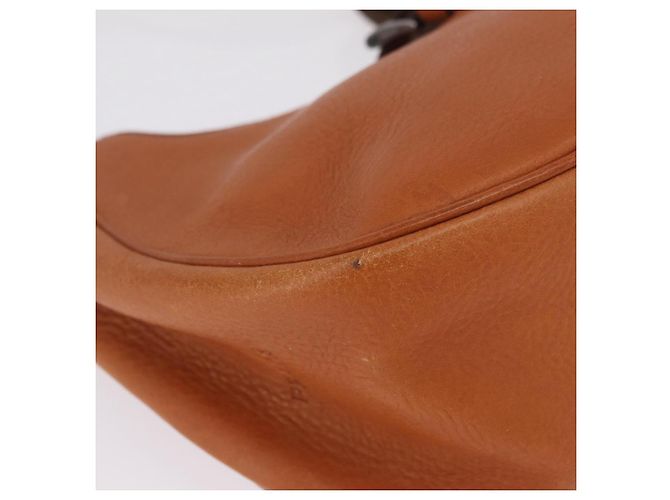 PRADA Shoulder Bag Leather Brown Silver - vista 14